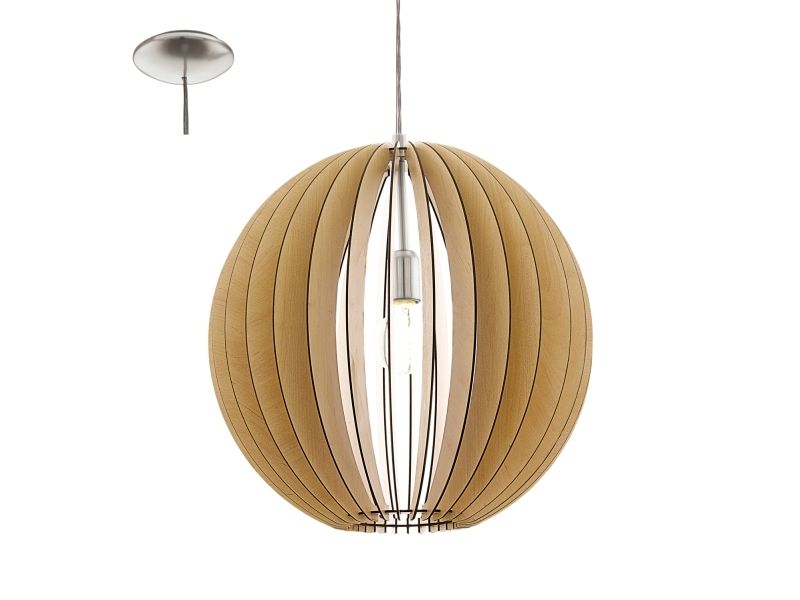 Eglo Cossano Pendel Ø500 Ahorn Bs - Pendellampe - 94765