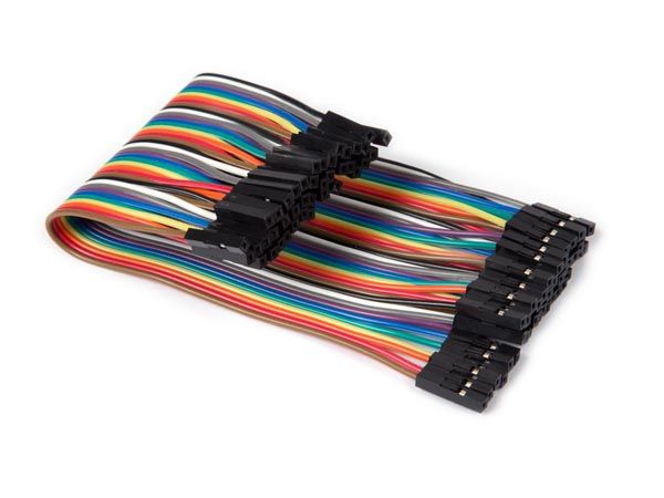 Whadda WPA429, Flerfarvet, Kobber, PVC, Hunstik/Hunstik, 22/26, 15 cm