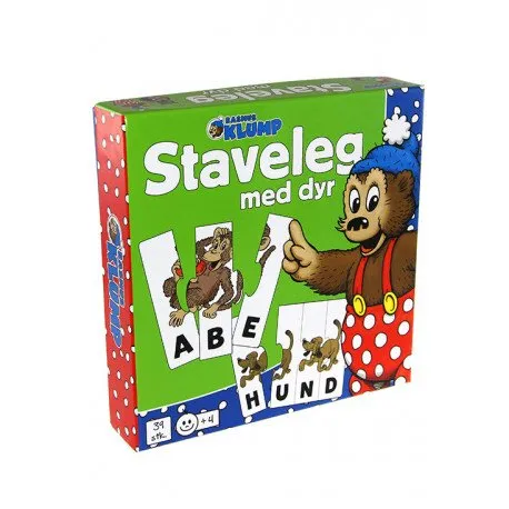 Rasmus Klump - staveleg med dyr | Leksaker - Spel | GameStuff