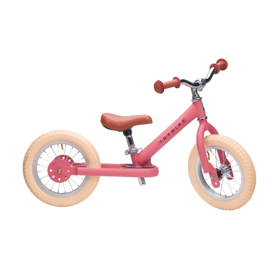 Trybike 2 hjul stål - Vintage Rose (30TBS-2-PNK-VIN)