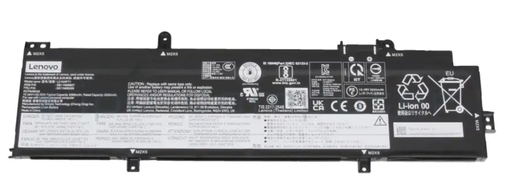 Ipc-Computer 5B11m90029, Akku, Lenovo, Lenovo Thinkpad T14 Gen 3 (21Ah/21Aj) , Lenovo Thinkpad P14s G3 (21J5/21J6) , Lenovo Thinkpad T14...