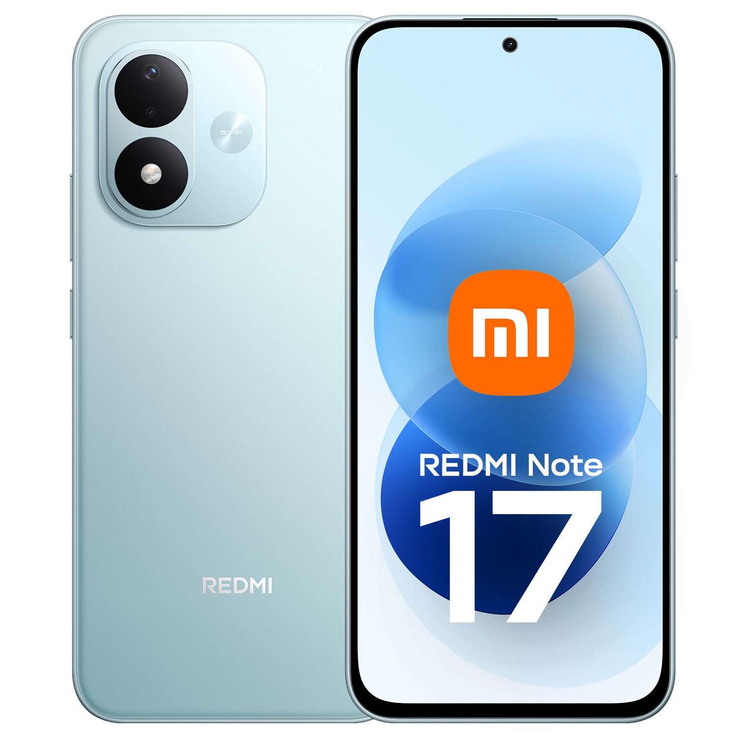 Xiaomi REDMI Note 17, 17,8 cm (6.99), 2396 x 1080 pixel, 4 GB, 128 GB, 50 MP, Blå