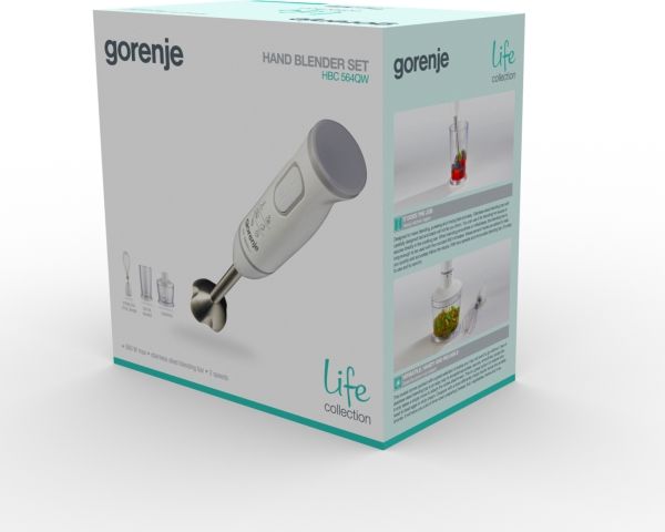 Gorenje Life Collection Hbc564qw - Stavblender - 500 W - Hvid