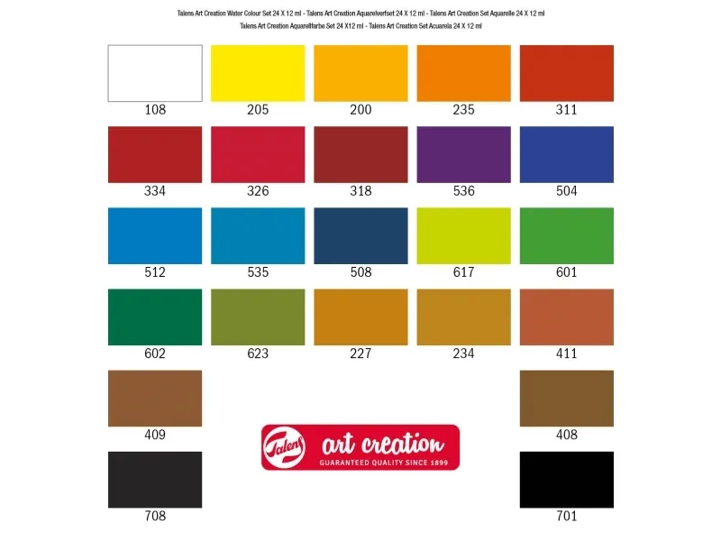 Talens Art Creation Watercolour set | 24 x