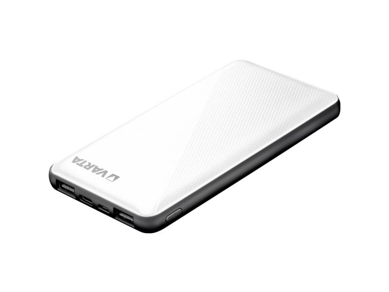 Varta Energy - Powerbank - 10000 Mah - 37 Wh - 15 Watt - 3 Output-Stikforbindelser (2 X Usb, 24 Pin Usb-C)