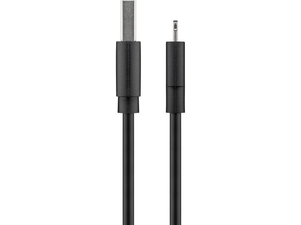 Goobay 72906, 2 M, Lightning, Usb A, Hanstik, Hanstik, Sort