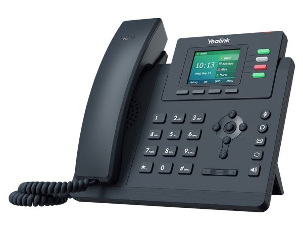 Yealink Sip-T33g, Ip-Telefon, Grau, Kabelgebundenes Mobilteil, 4 Zeilen, 1000 Eintragungen, Tasten