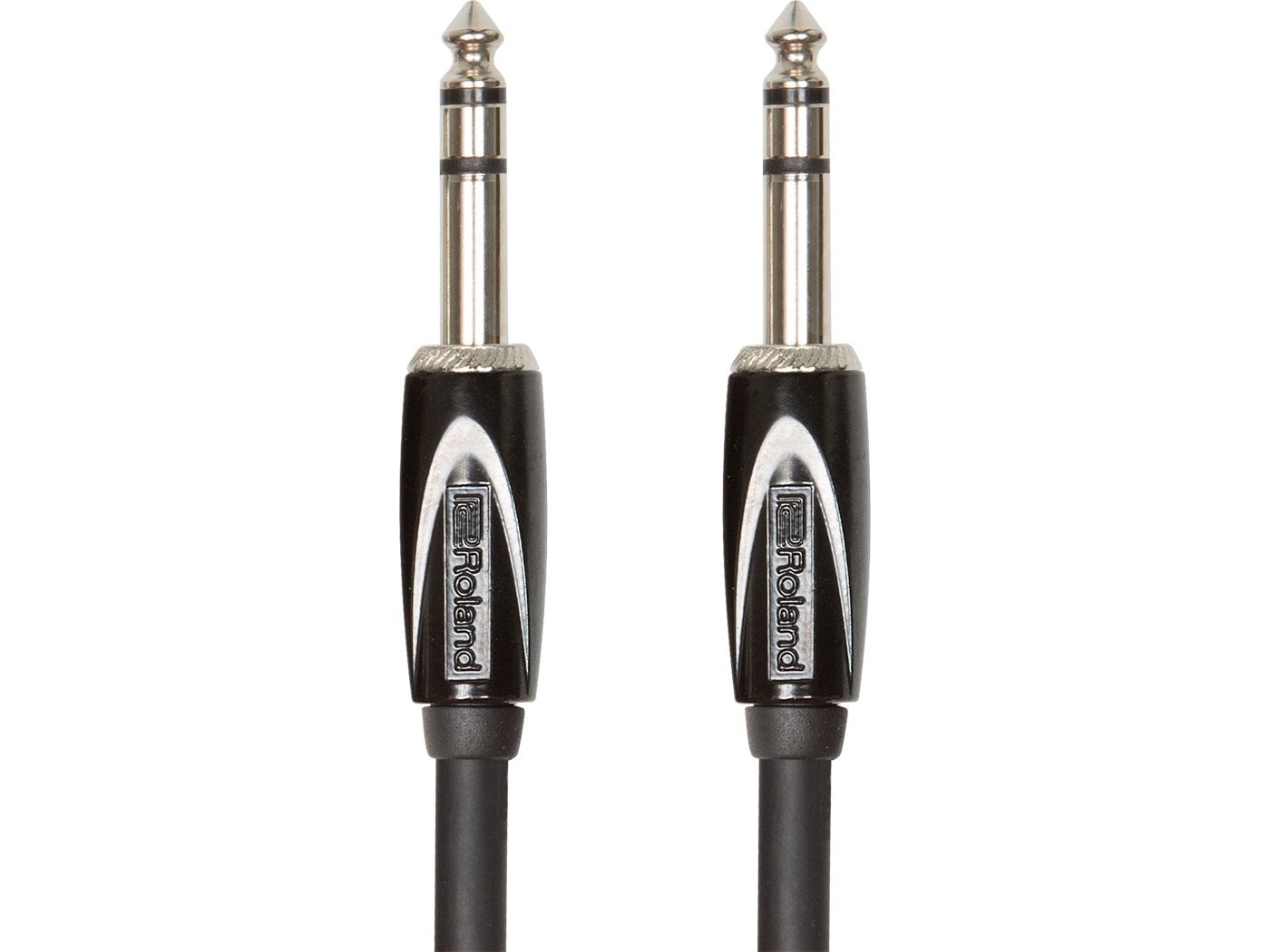 Roland RCC-15-TRTR, 6.35mm TRS, Hanstik, 6.35mm TRS, Hanstik, 4,5 m, Sort