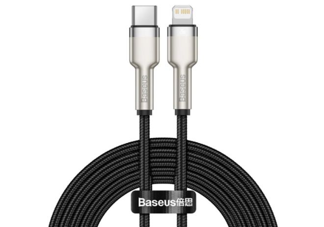 Baseus Baseus Cafule Metal Usb Cable 2M Catljk-B01 Usb Type C - Lightning Cable