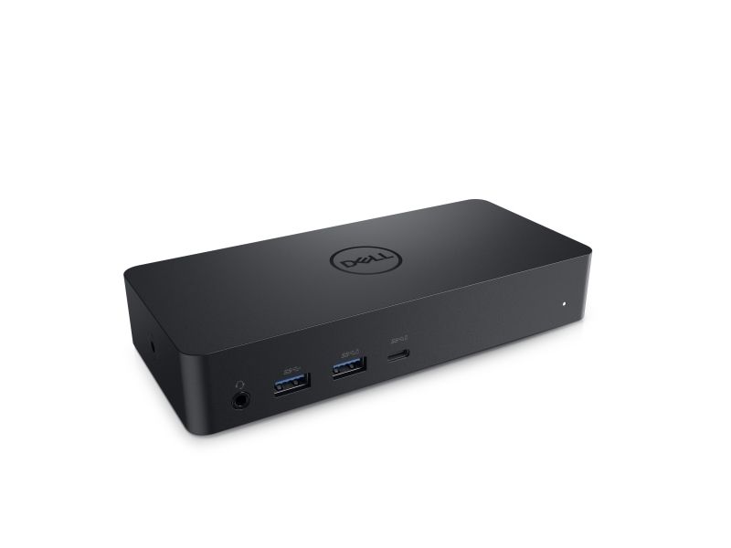 Dell D6000, Kabelgebunden, Usb 3.2 Gen 1 (3.1 Gen 1) Typ-C, 10.100.1000 Mbps, Schwarz, 3840 X 2160 Pixel, Kensington