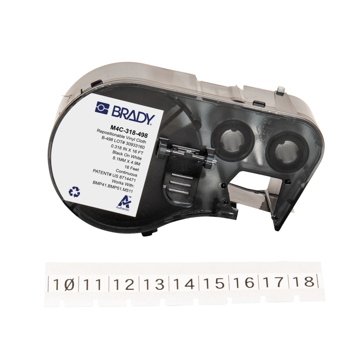 Brady M4c-318-498