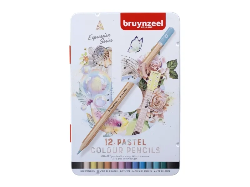 Bruynzeel 60312112, Multifärg, 12 styck | Skola & Hobby - Konstmaterial - Pennor | GameStuff