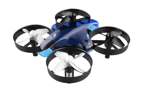 Allnet Mini Drone Med Fjernbetjening Uden Kamera Farve Blå