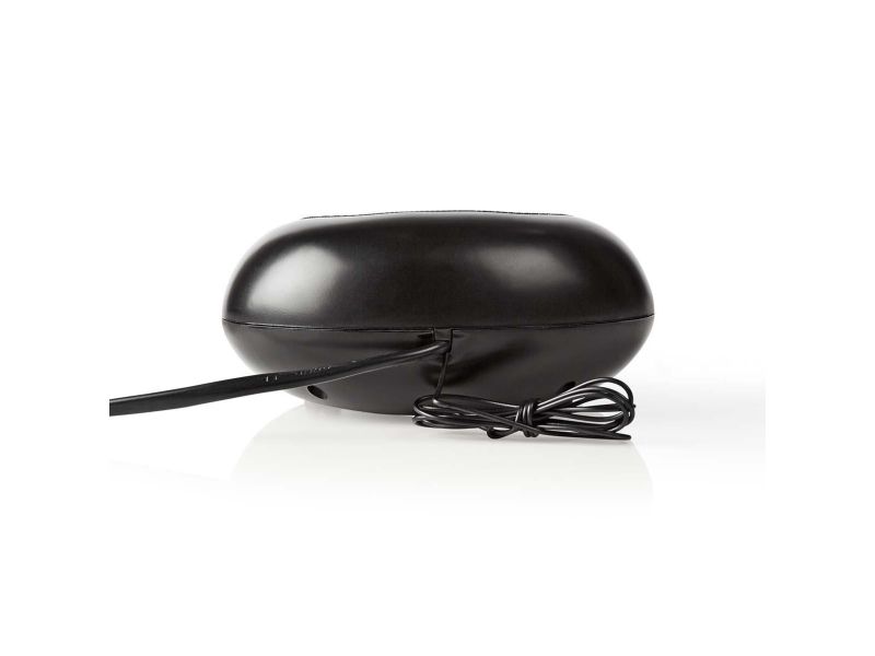 Nedis Clar001bk, Digital Alarmur, Oval, Sort, Plast, Am, Fm, 87,5 - 108 Mhz