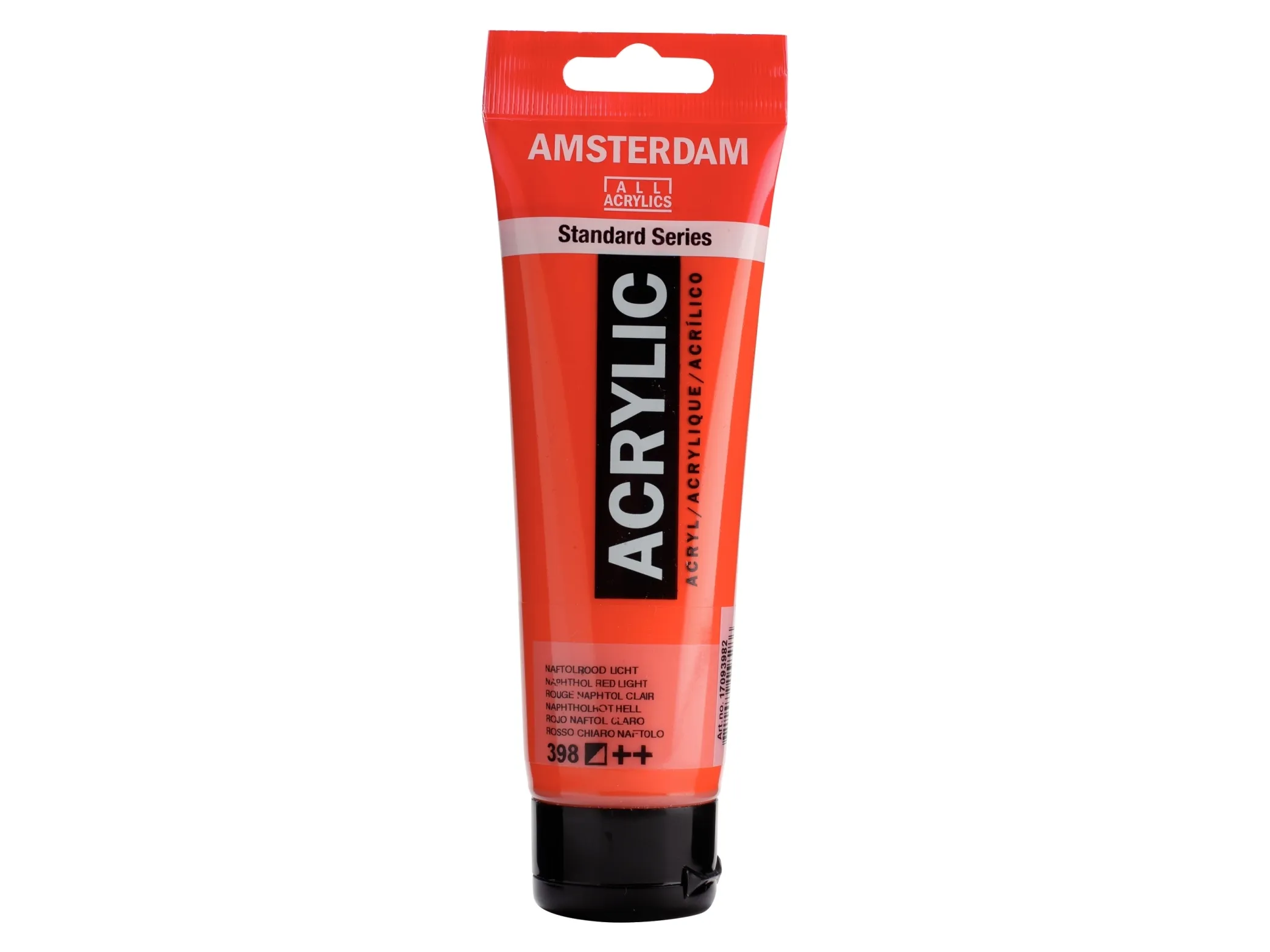 Amsterdam Standard Series Acrylic Tube Naphthol Red Light 398 | Skola & Hobby - Konstmaterial - Akryl & Akvareller | GameStuff