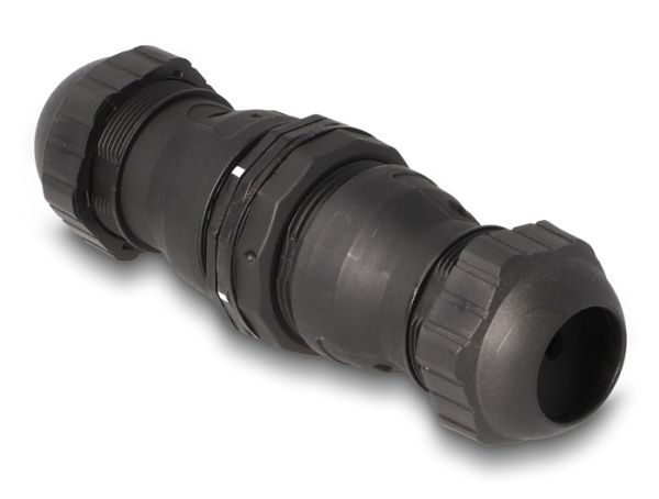 Delock Kabelverbinder Rj45 Buchse Zu Rj45 Buchse Cat.6A Ip68 Staub- Und Wasserdicht, Rj45, Rj45, Schwarz