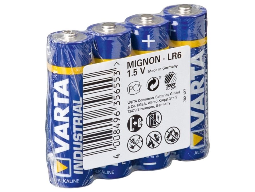 Varta Industrial - Batterie 4 X Typ Aa - Alkaline - 2600 Mah