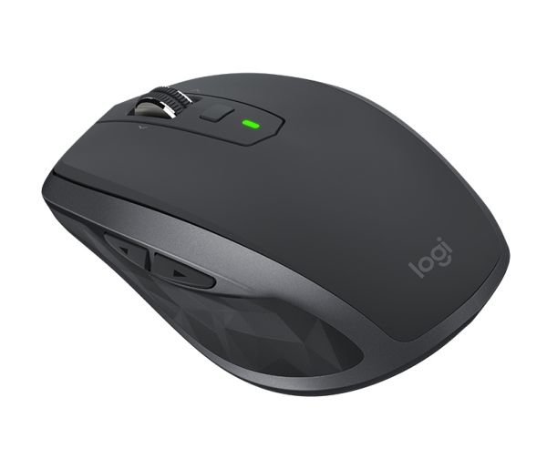 Logitech Mx Anywhere 2S - Mus - Laser - 7 Knapper - Trådløs - 2,4 Ghz - Trådløs Modtager (Usb) - Grafit