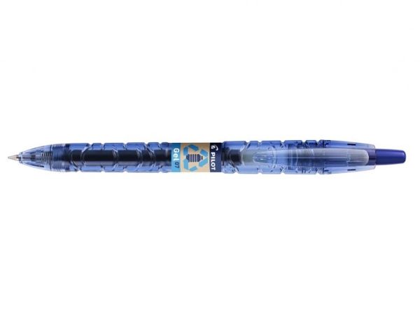 Pilot B2P Begreen - Rollerball-pen - blå - gelblæk - 0.7 mm - medium - tilbagetrækkelig
