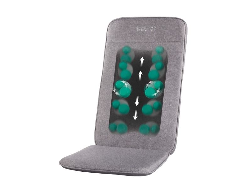 Beurer MG202 Shiatsu Massagepude - 4 Massagehoveder, 2 Programmer