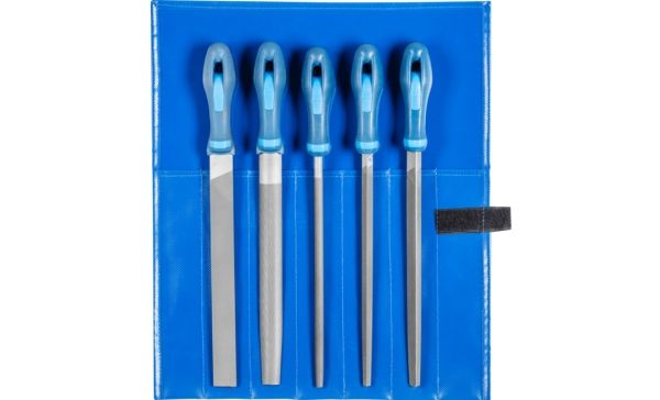 Pferd 11800543, Filsæt, Flad Fil, Halv-Rund Fil, Rund Fil, Firkantet Fil, Trekantet Fil, Aluminium, Messing, Støbejern, Støbestål, Kobber, Stål, Zink
