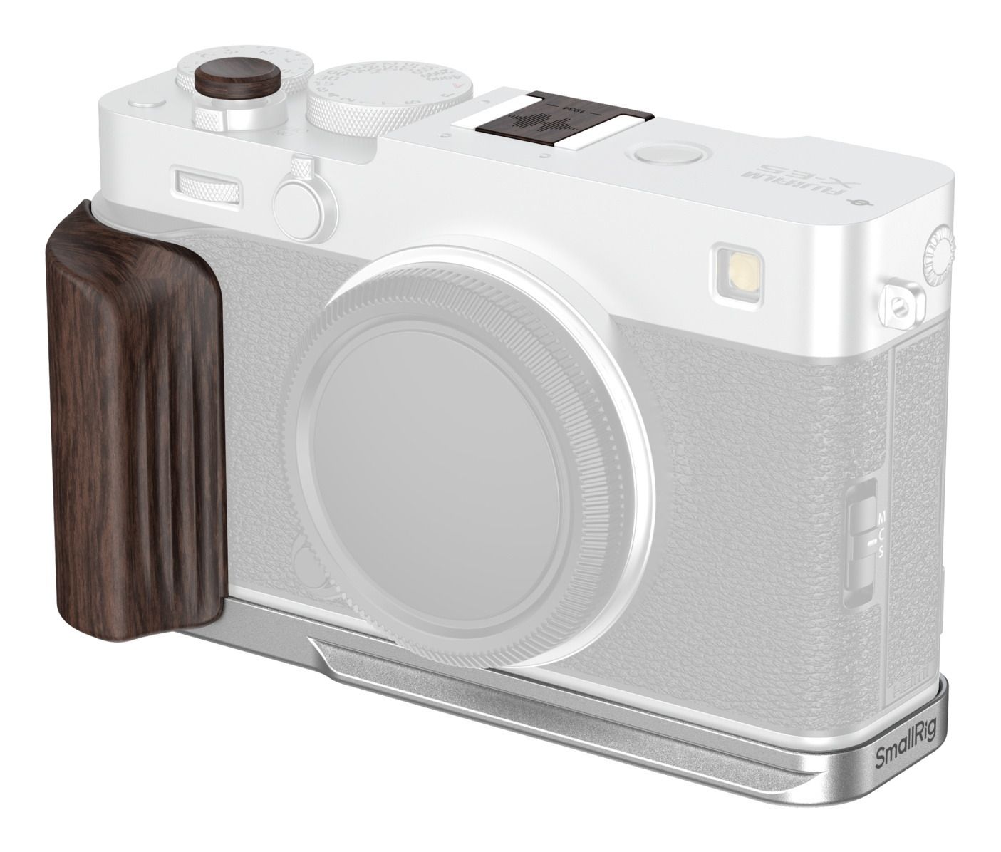 Smallrig 6236, Håndgreb Til Digitalt Kamera, Fujifilm, X-E5, Træ, Sølv, Aluminiumlegering, Træ, 125,1 Mm
