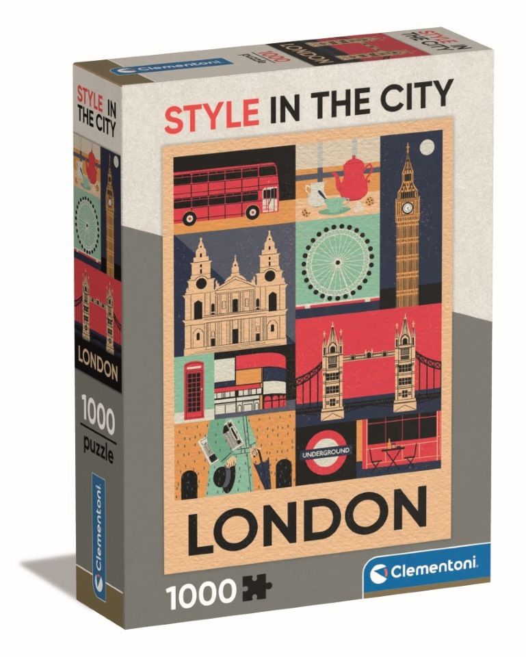 Clementoni Clementoni Puzzle 1000el Compact Style in the city. Londyn 39844 - Bild 6