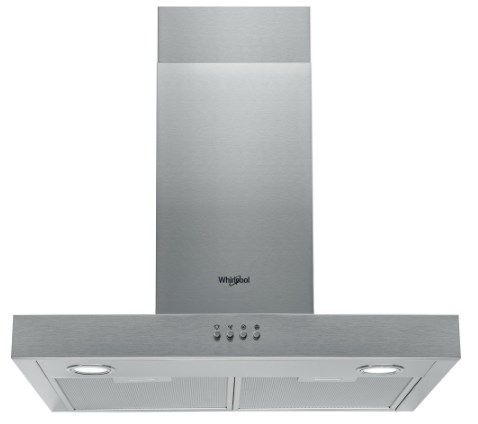 Whirlpool AKR 558/3 IX - Hætte - skorsten flad - bredde: 59.8 cm - dybde: 45 cm - udtrækning og gencirkulation (med ekstra ekstrationssæt) - rustfrit stål