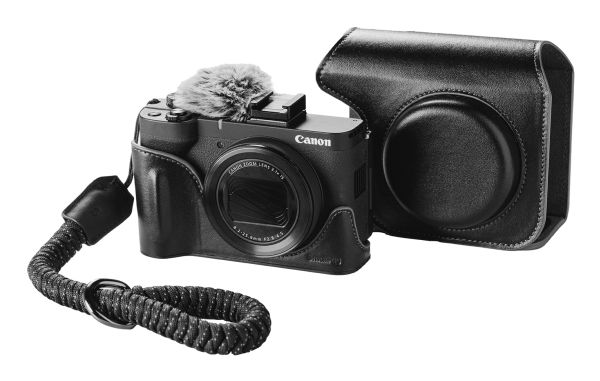 Smallrig 5386 Læderetuisæt Til Canon Powershot V1, Sort
