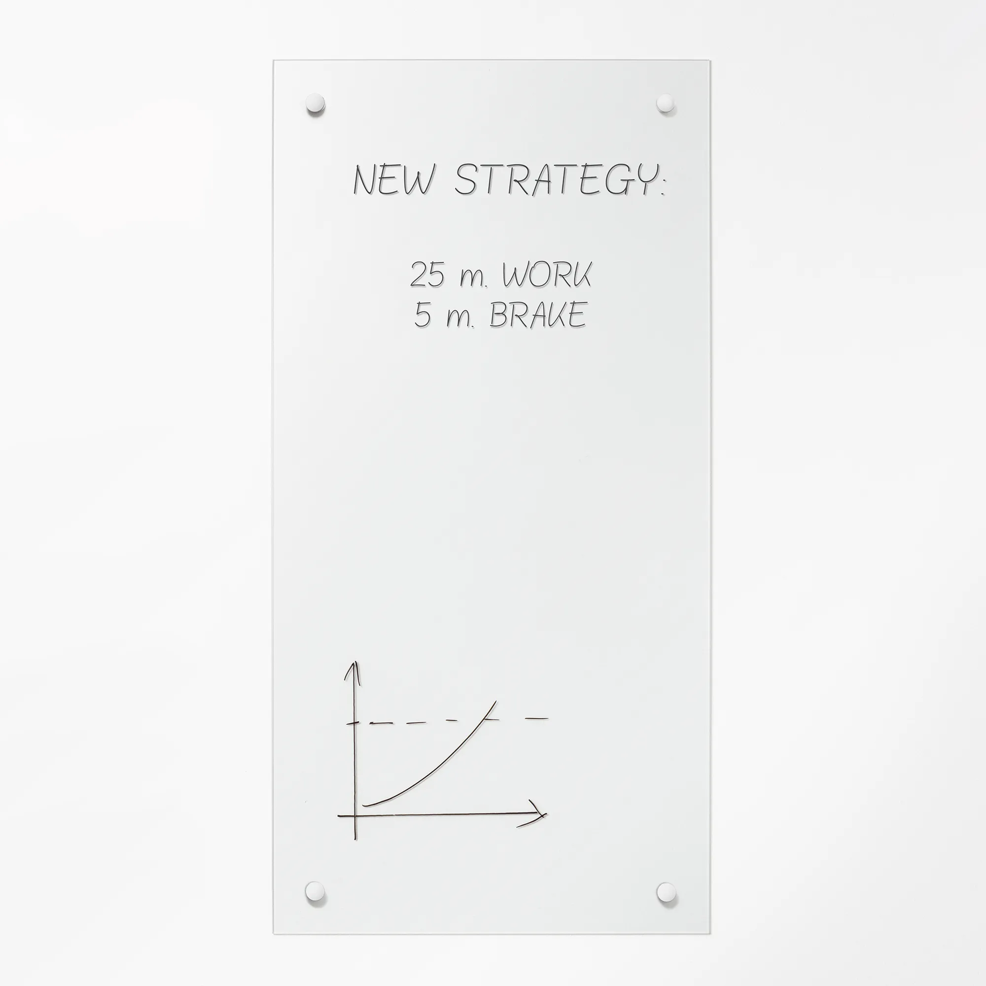 Frosted glassboard 60x55 cm | Möbler - Tavla & Displays - Glastavla | GameStuff