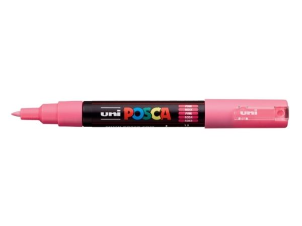Posca Pc-1Mc Rosa, Pink, Mehrfarbig, 1 Farben, Extrafein, Tinte Auf Wasserbasis, Rundspitze