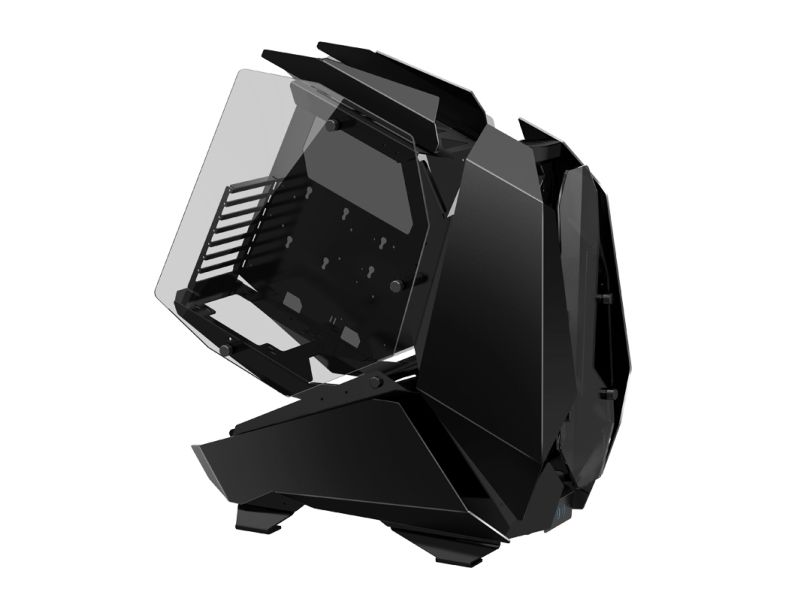 Jonsbo Mod5, Pc, Schwarz, Atx, Itx, Micro Atx, Aluminium, Gehärtetes Glas, Gaming, Multi