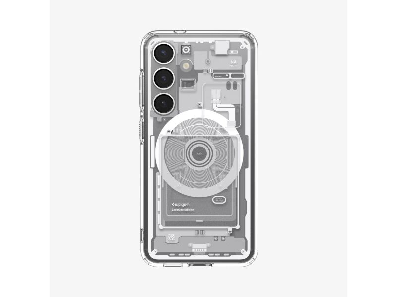 Dėklas Spigen Ultra Hybrid Mag Magsafe Do Samsung Galaxy S25 Balta