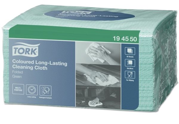 Tork 194550, Papier, Grün, 160 Mm, 193 Mm, 40 Stück(E), 195 Mm