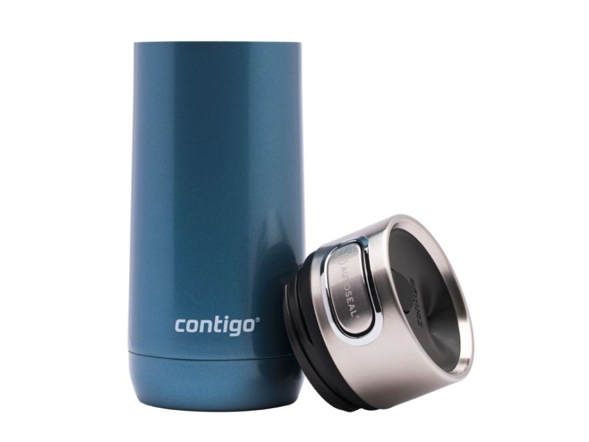CONTIGO Luxe Autoseal, Blå, Rostfritt stål, 5 h, 12 h, 360 ml | Köksutrustning - lunch - termos mugg | GameStuff