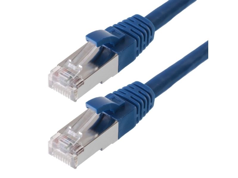 Helos CAT6 S/FTP (PIMF), 30m, 30 m, Cat6, SF/UTP (S-FTP), RJ-45, RJ-45, Blå