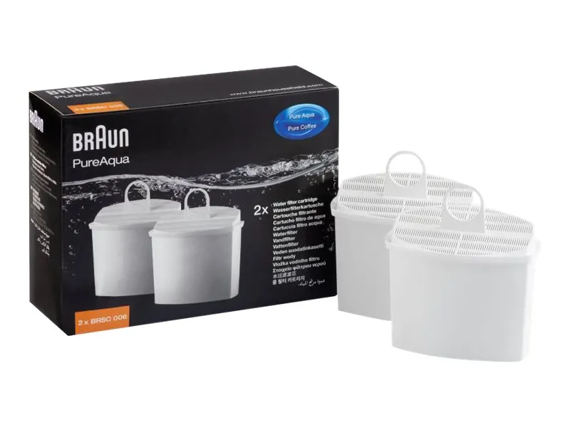 Braun BRSC006 PureAqua - Vattenfilter - till kaffebryggare (paket om 2) | N - A | GameStuff