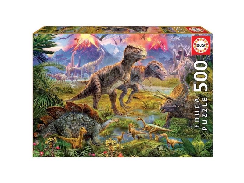 Educa Dinosaur Gathering, 500 Stück(E), Tiere, 10 Jahr(E)