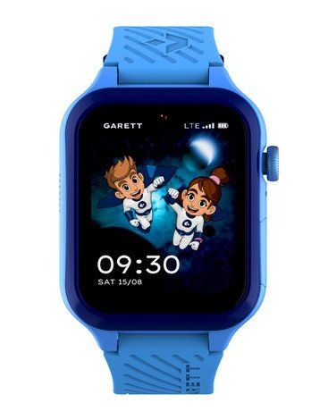 Išmanusis laikrodis vaikams su lietuvišku meniu Garett Kids Essa 2 AI 4G Mėlyna