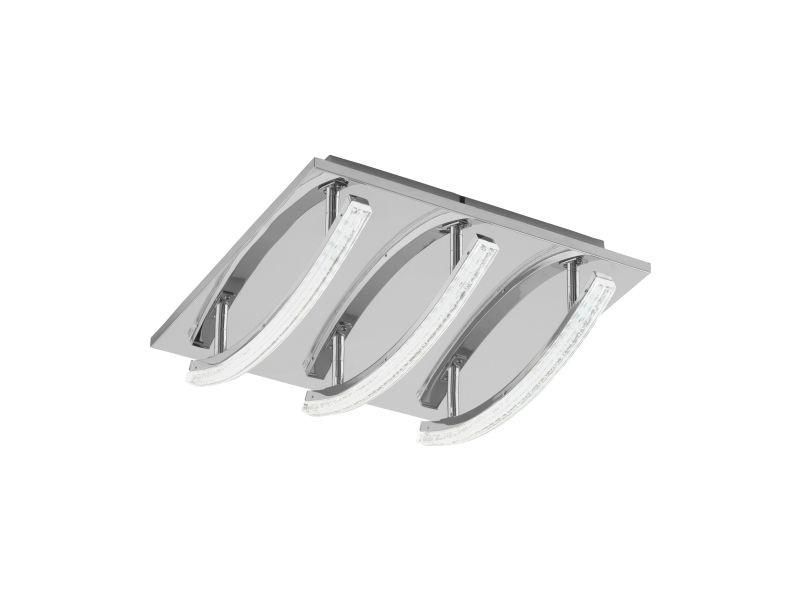 Eglo Pertini Loft 1500Lm 300X300 Krom