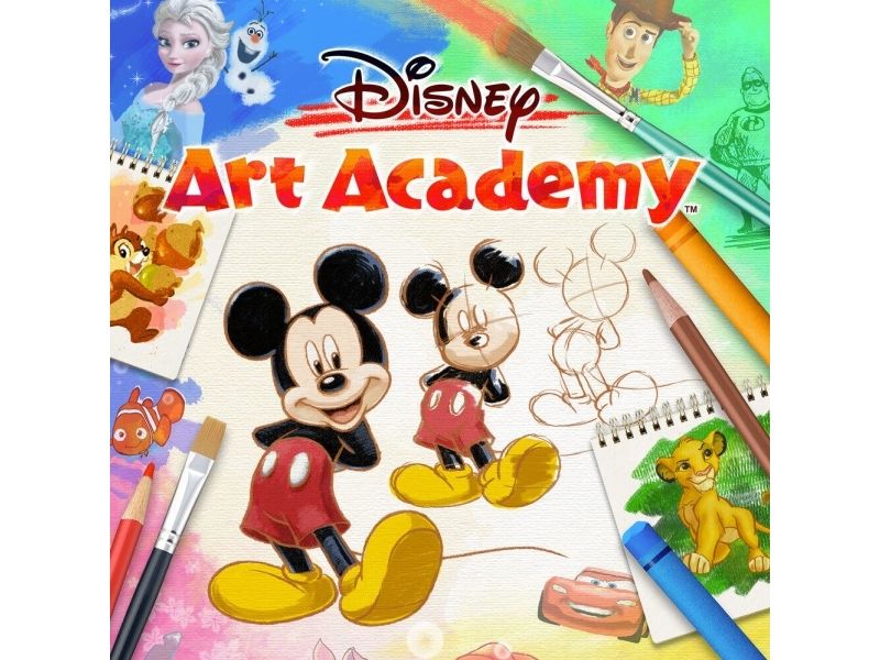 Nintendo Disney Art Academy, Nintendo 3DS, A (alle), Fysiske medier