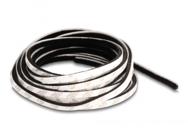 Delock 66892, Dør, Vindue, Sort, Plast, 5 Mm, 5 M