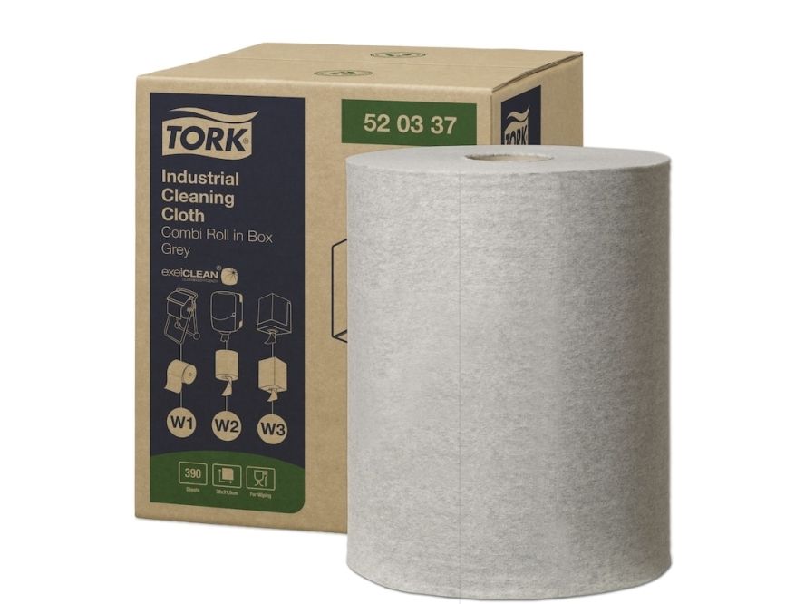 Tork Grau Cleaning Cloth Grey 1X390, Haushaltspapier, - Image 2
