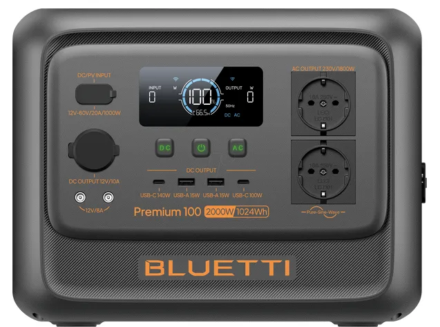 Bluetti Premium 100 V2 - 1024Wh / 2000W