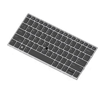 Hp L13697-141, Tastatur, Tyrkisk, Baggrundsbelyst Tastatur, Hp, Elitebook 830 G5, Elitebook 836 G5