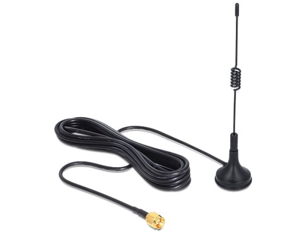 Delock Ism 433 Mhz Antenna - Antenne - 12.4 Cm - 3 Dbi - Omni-Directional - Sort
