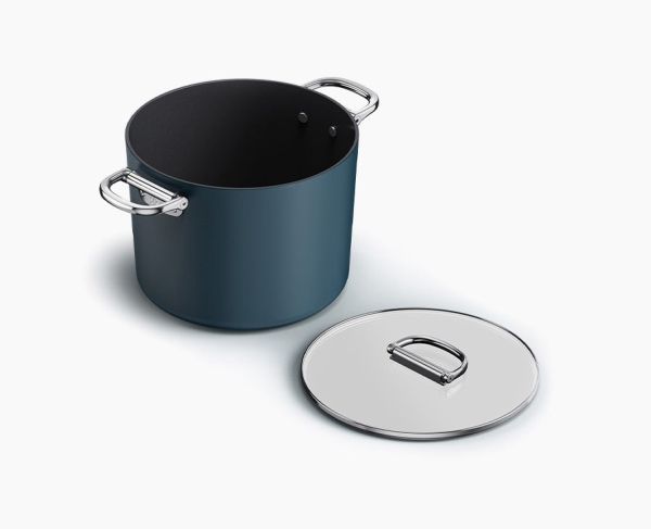 Joseph Joseph Space, Blå, Keramik, El, Gas, Halogen, Induktion, Aluminium, Rustfrit stål, Glas, Keramik