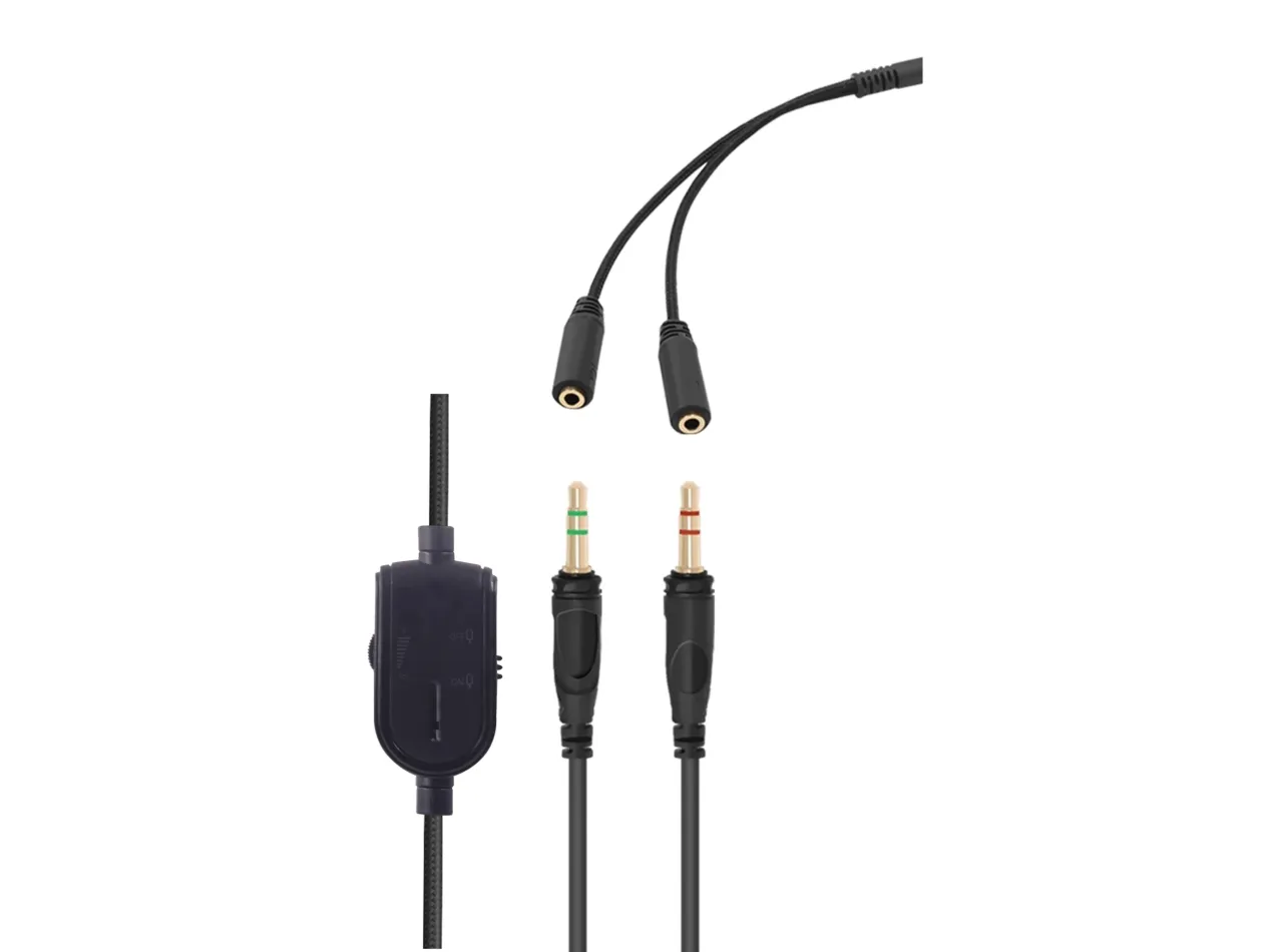 Arozzi Aria - Headset - fuld størrelse - kablet - 3,5 mm jack - Sort | N - A | GameStuff