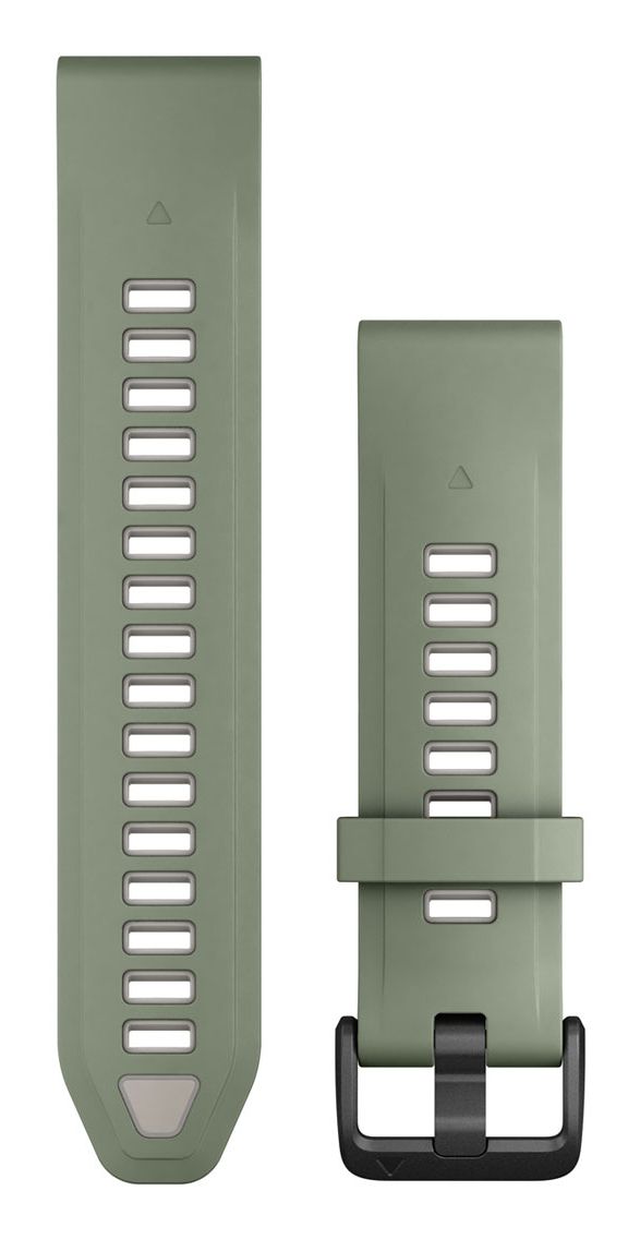 Garmin Quickfit Uhrenarmband 20 Mm Silikon, Weide/Nebelgrau 010-13391-02