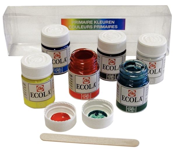 Ecola Plakatfarbe-Set, Primärfarben | 6 X